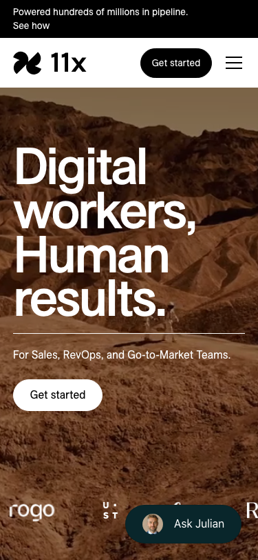11x – Digital workers, Human results - mobile