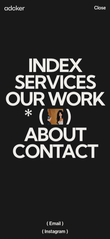 Index — Adcker - mobile full page