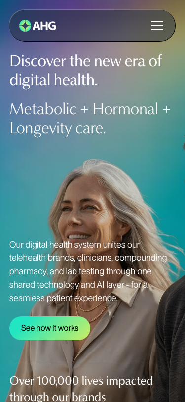 Allia Health Group | Discover the new era of digital health. - mobile