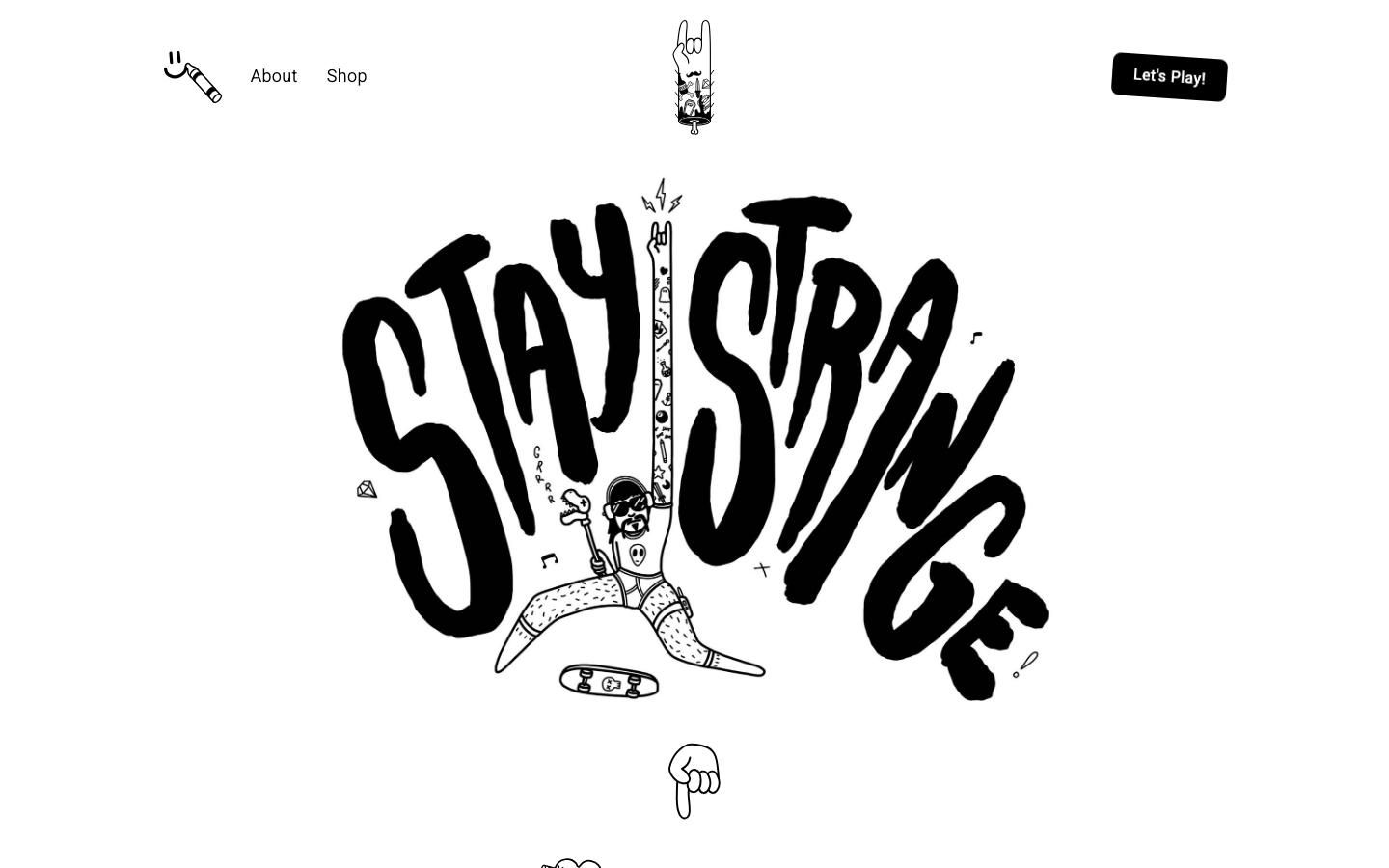 Alternative Aesthetics Illustration – playful pictures that are bold on your behalf! Created by Colin Kersley from the depths of his drawing dungeon in Cardiff, UK. · playful, monochrome, maximalism, agency, creator, portfolio, hero-fullbleed, logo-cloud