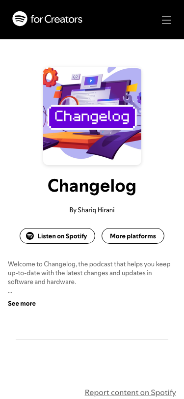 Anchor Fm — Changelog - mobile