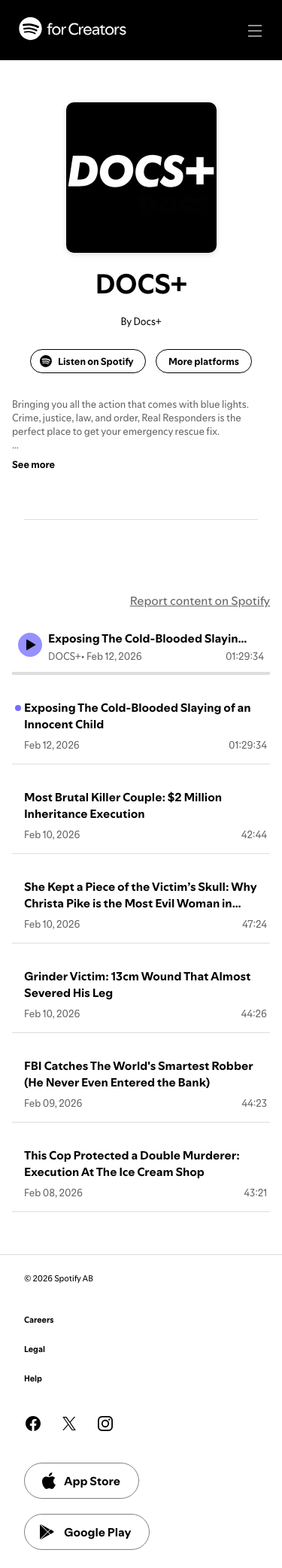 Anchor Fm — Docs - mobile full page
