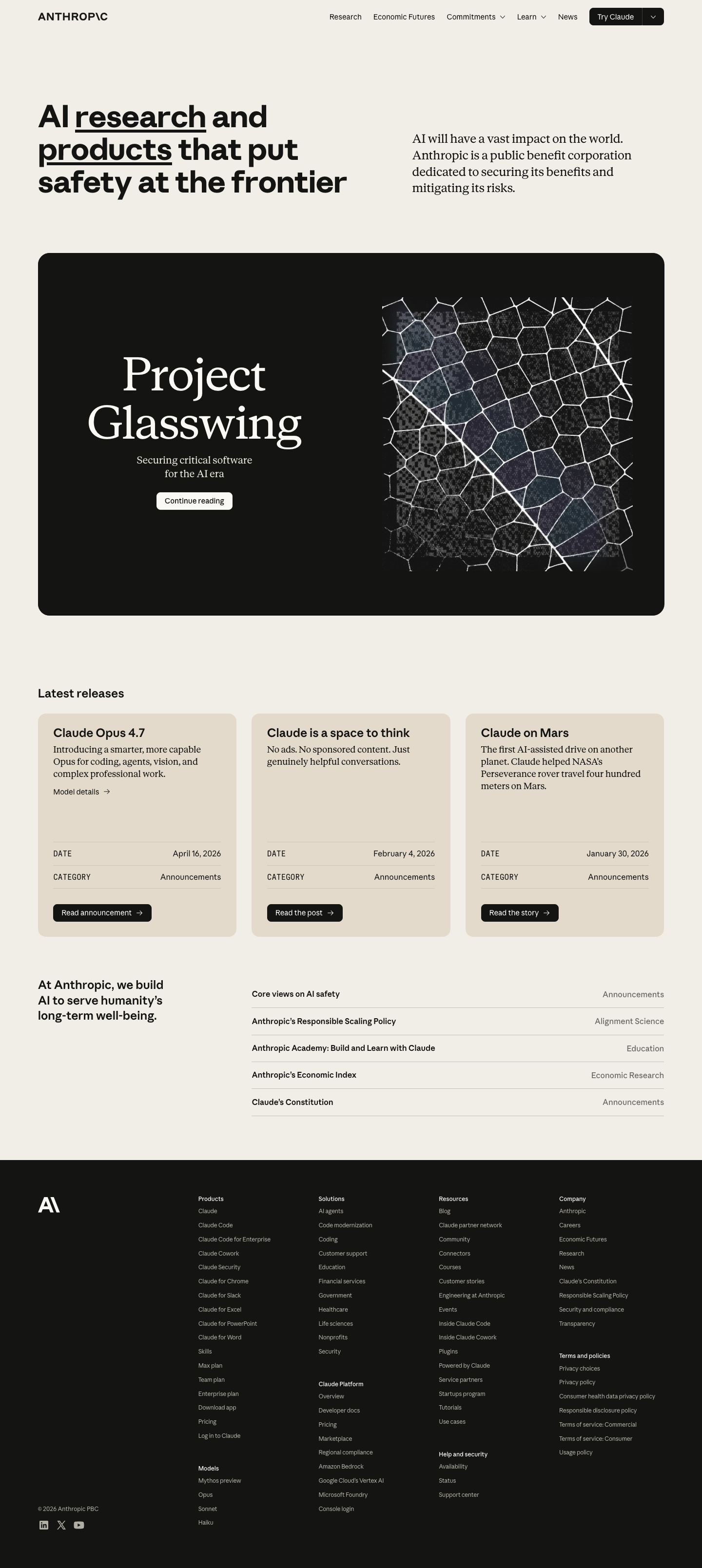 Anthropic - full page scroll