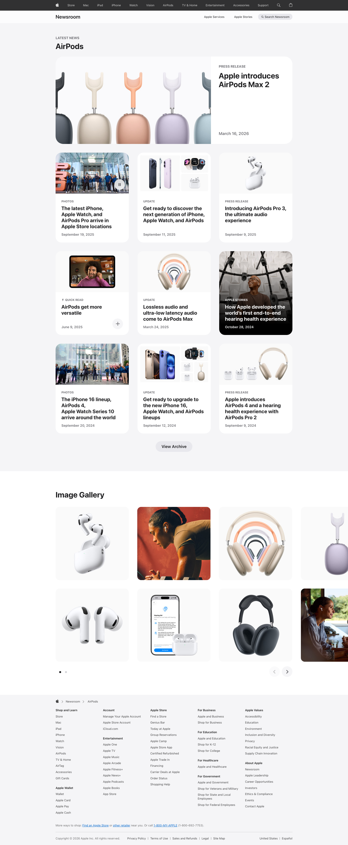 Apple - full page scroll