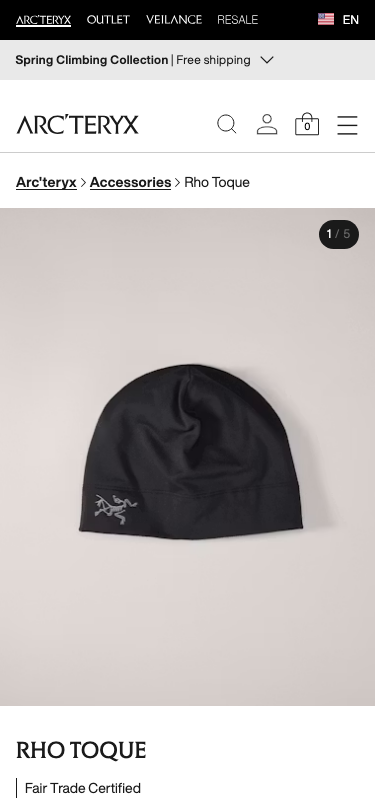 Arcteryx - mobile