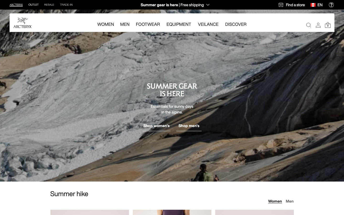 Arcteryx - mobile