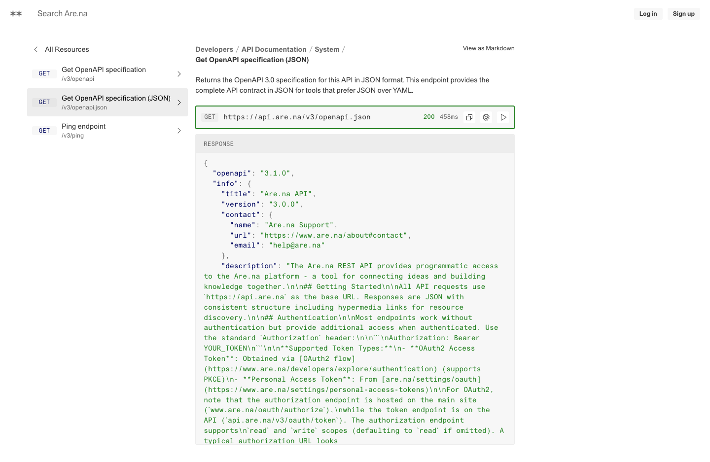 Are Na - full page scroll
