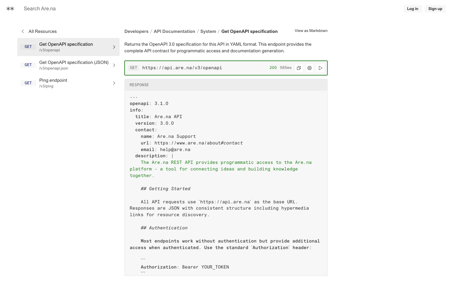 Are Na - full page scroll