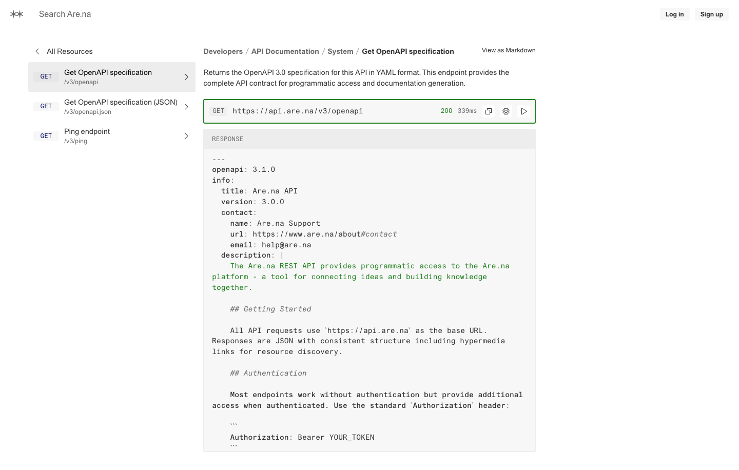 Are Na - full page scroll