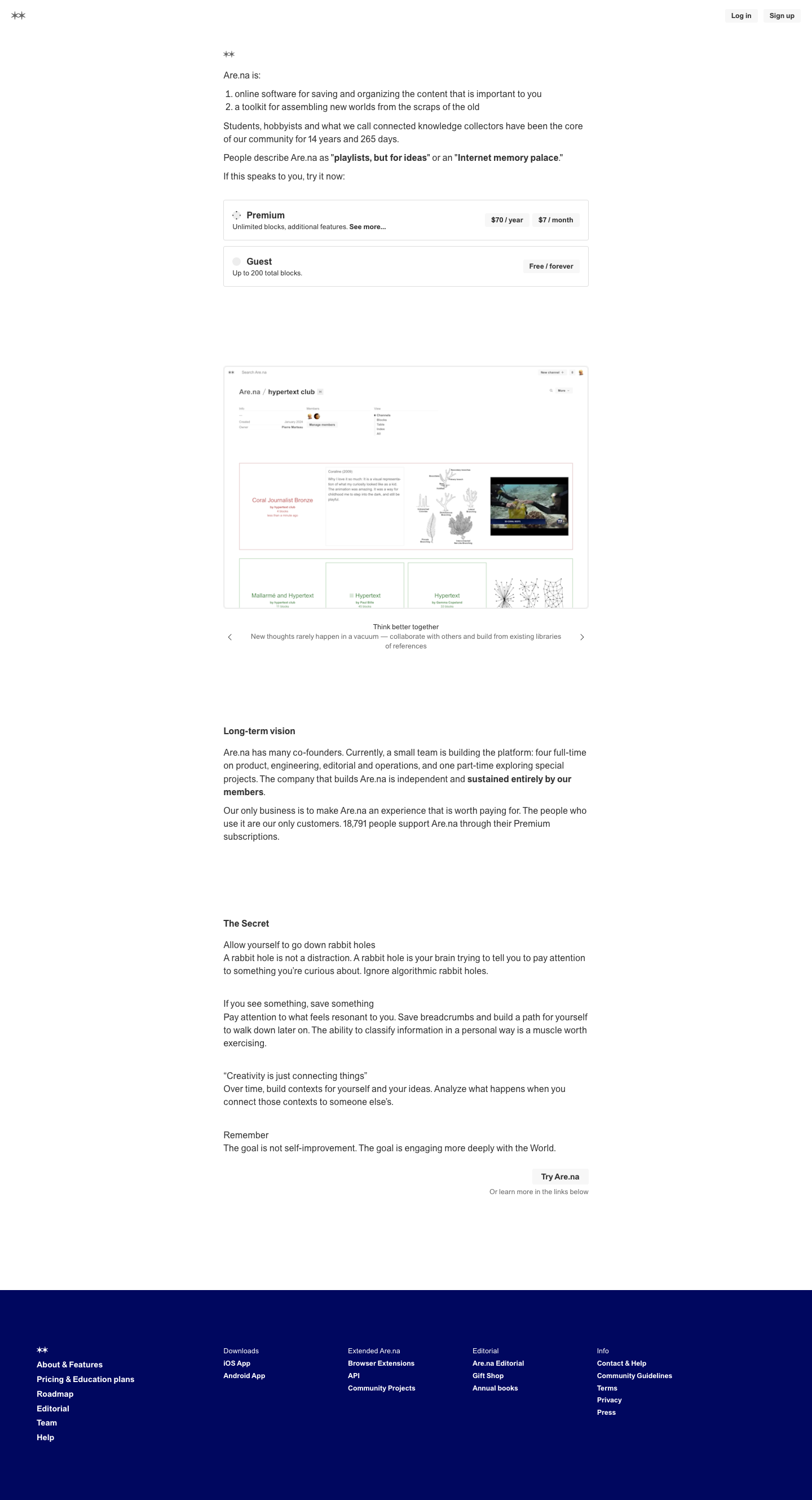 Are Na - full page scroll