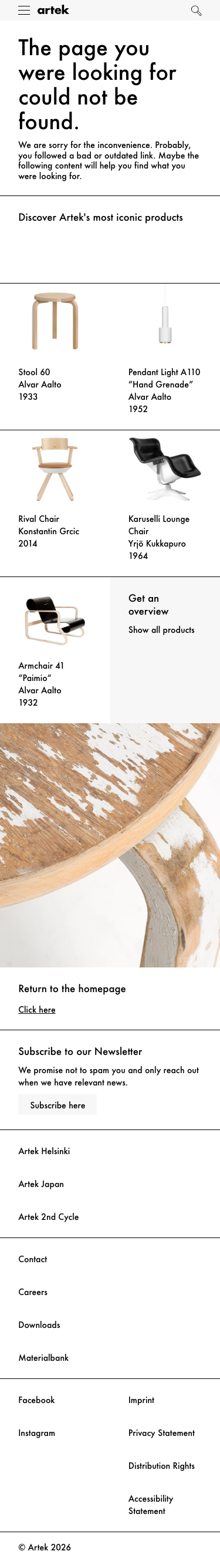 Artek Fi - mobile full page