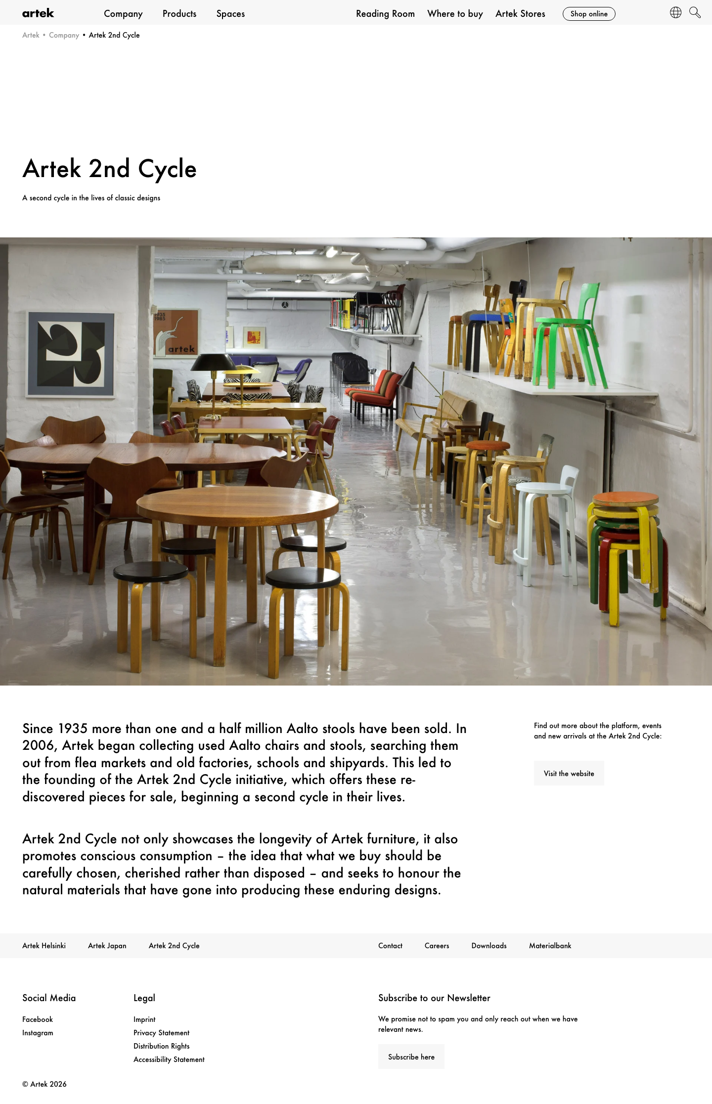 Artek Fi - full page scroll