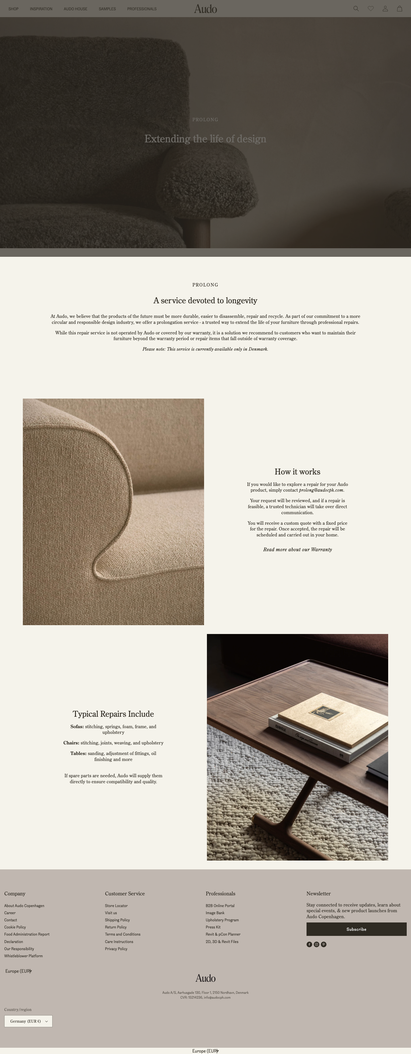 Audocph - full page scroll