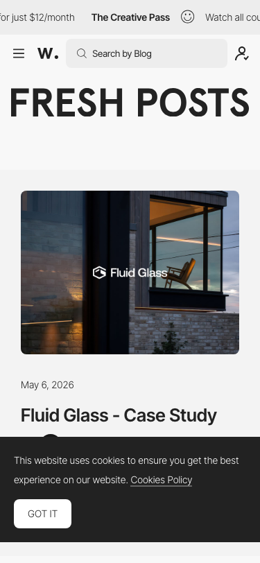 Awwwards — Blog - mobile