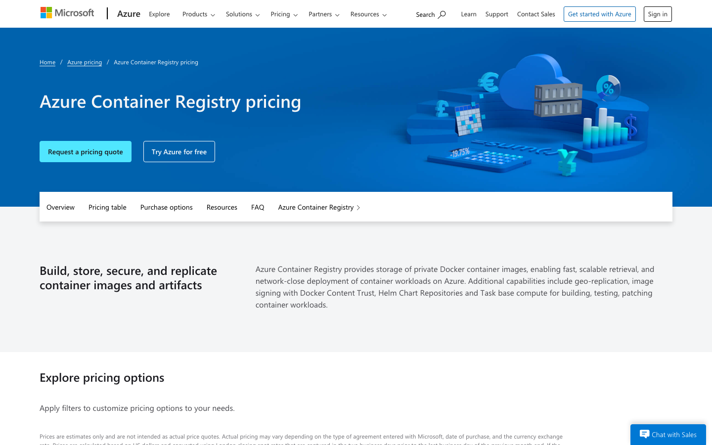 The page uses a full-viewport hero with a bold, animated logo and a concise call to action. The overall aesthetic is stark and modern, prioritizing clarity and a sense of technological advancement. · azure build 2026, microsoft cloud, developer conference, ai platform, cloud computing, tech landing page, dark theme, technical design