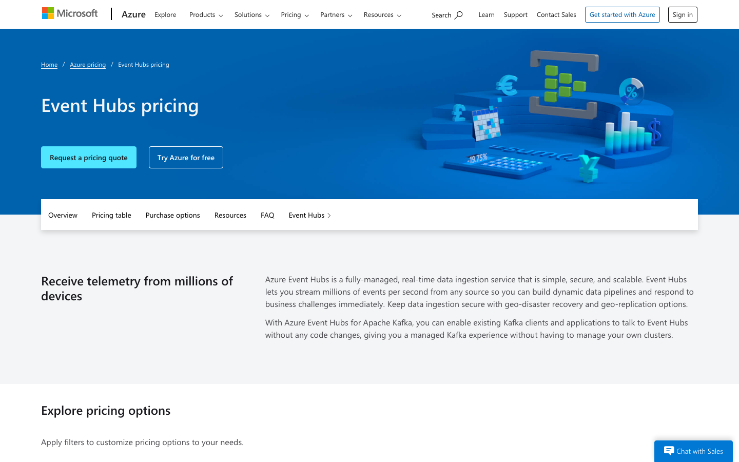 The page uses a full-viewport hero with a bold, animated logo and a concise call to action. The overall aesthetic is stark and modern, prioritizing clarity and a sense of technological advancement. · azure build 2026, microsoft cloud, developer conference, ai platform, cloud computing, tech landing page, dark theme, technical design