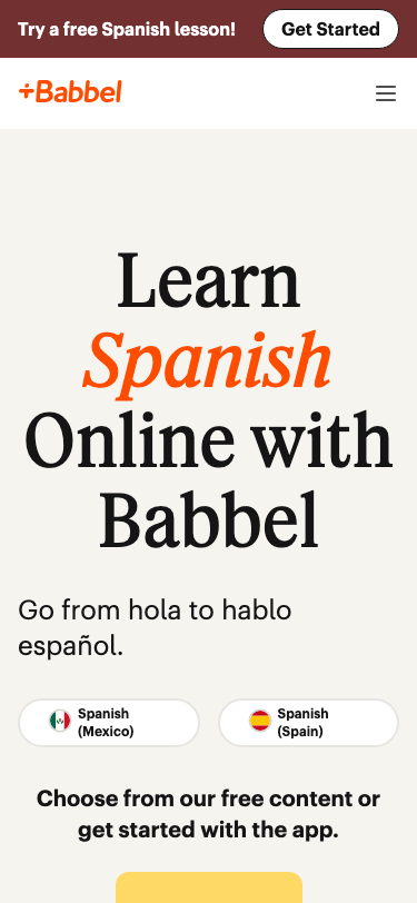 Babbel - mobile
