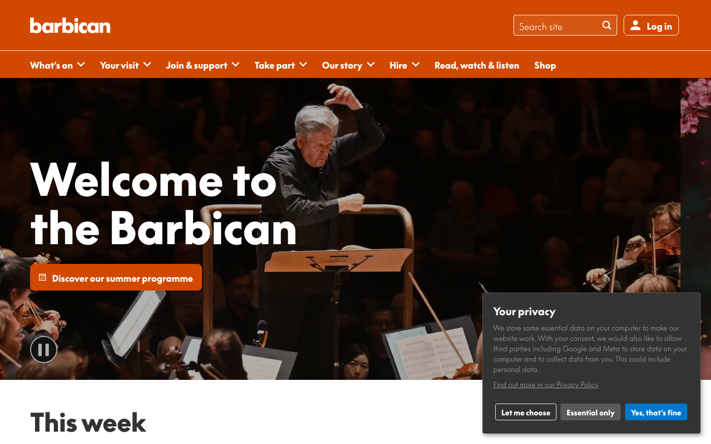 Barbican Org Uk - mobile