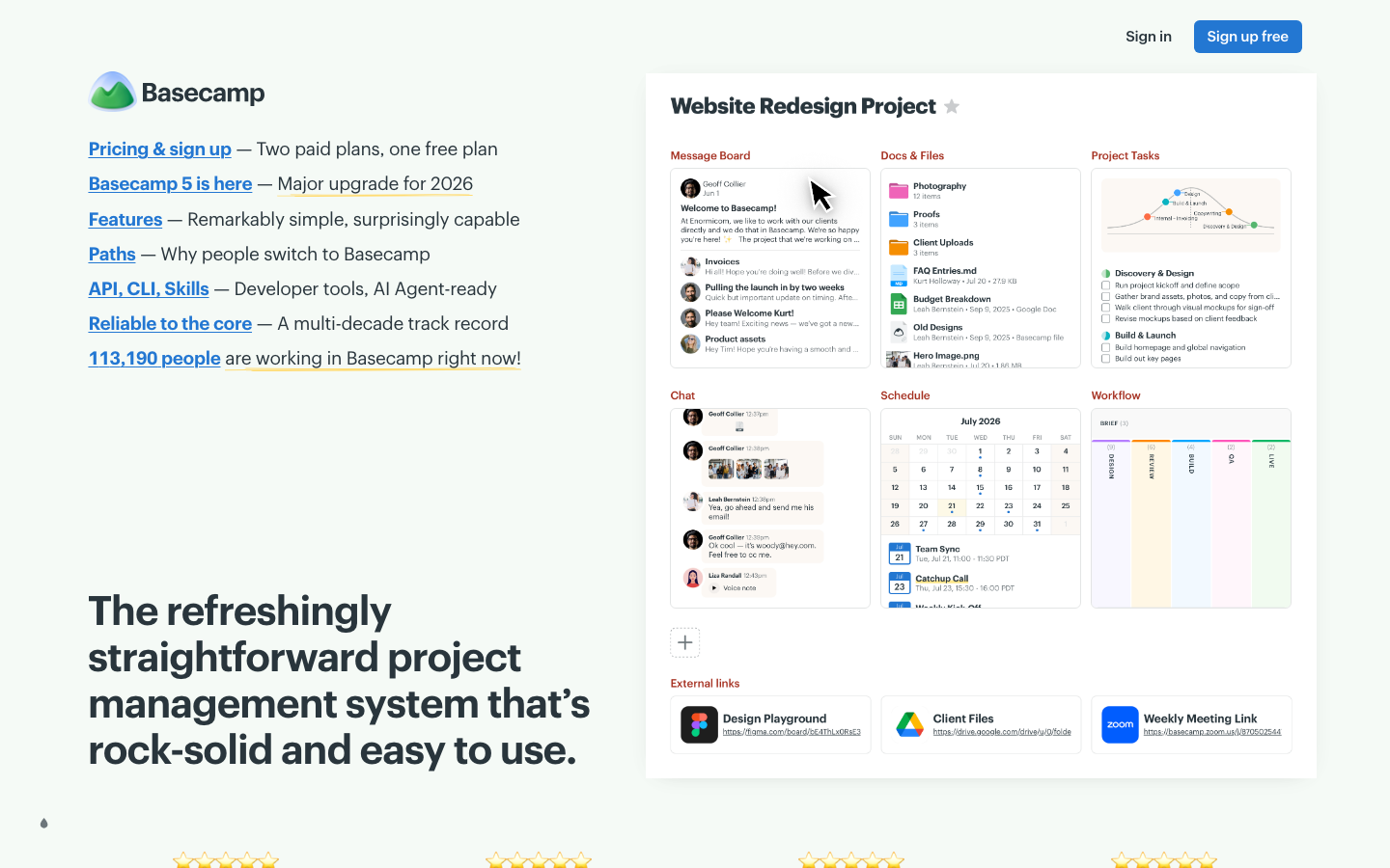 Basecamp - mobile