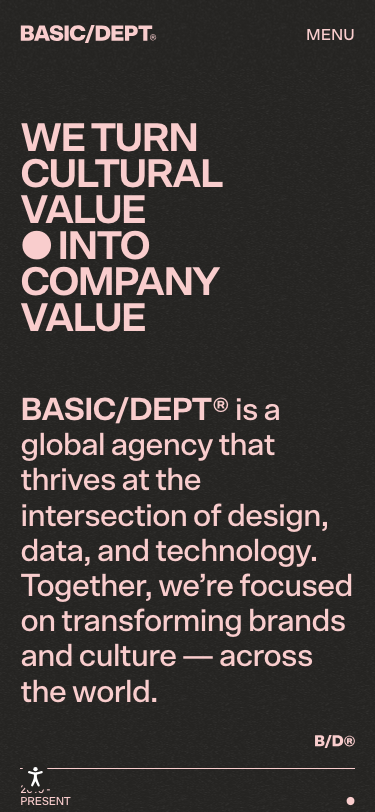 Basicagency — About - mobile