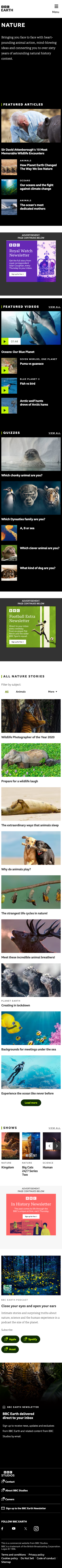 Bbcearth - mobile full page