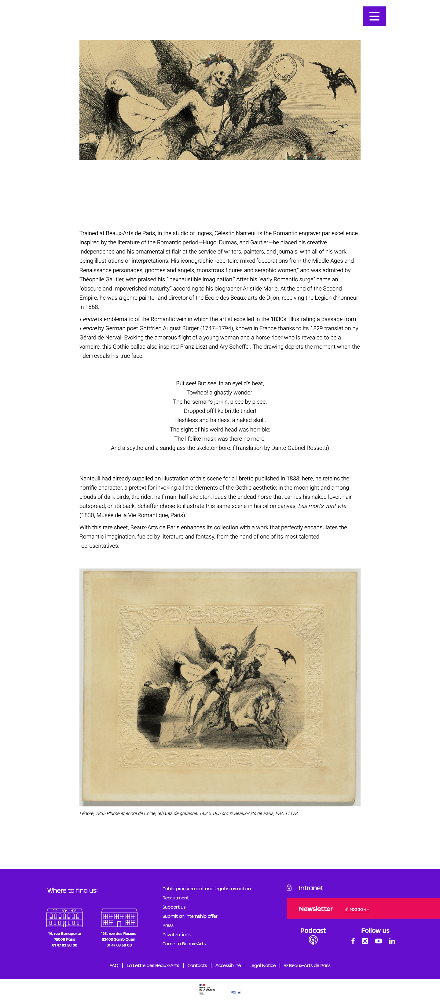 Beauxartsparis Fr - full page scroll