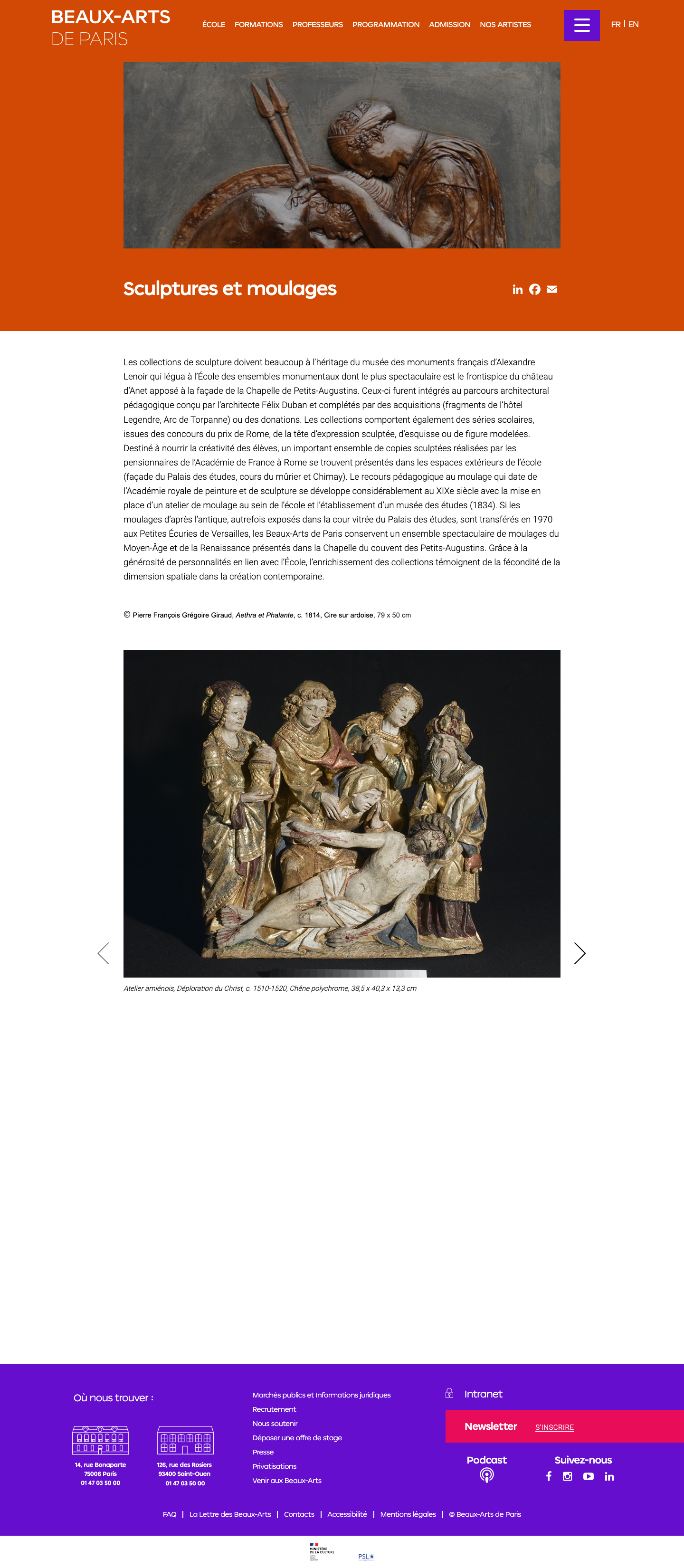 Beauxartsparis Fr - full page scroll