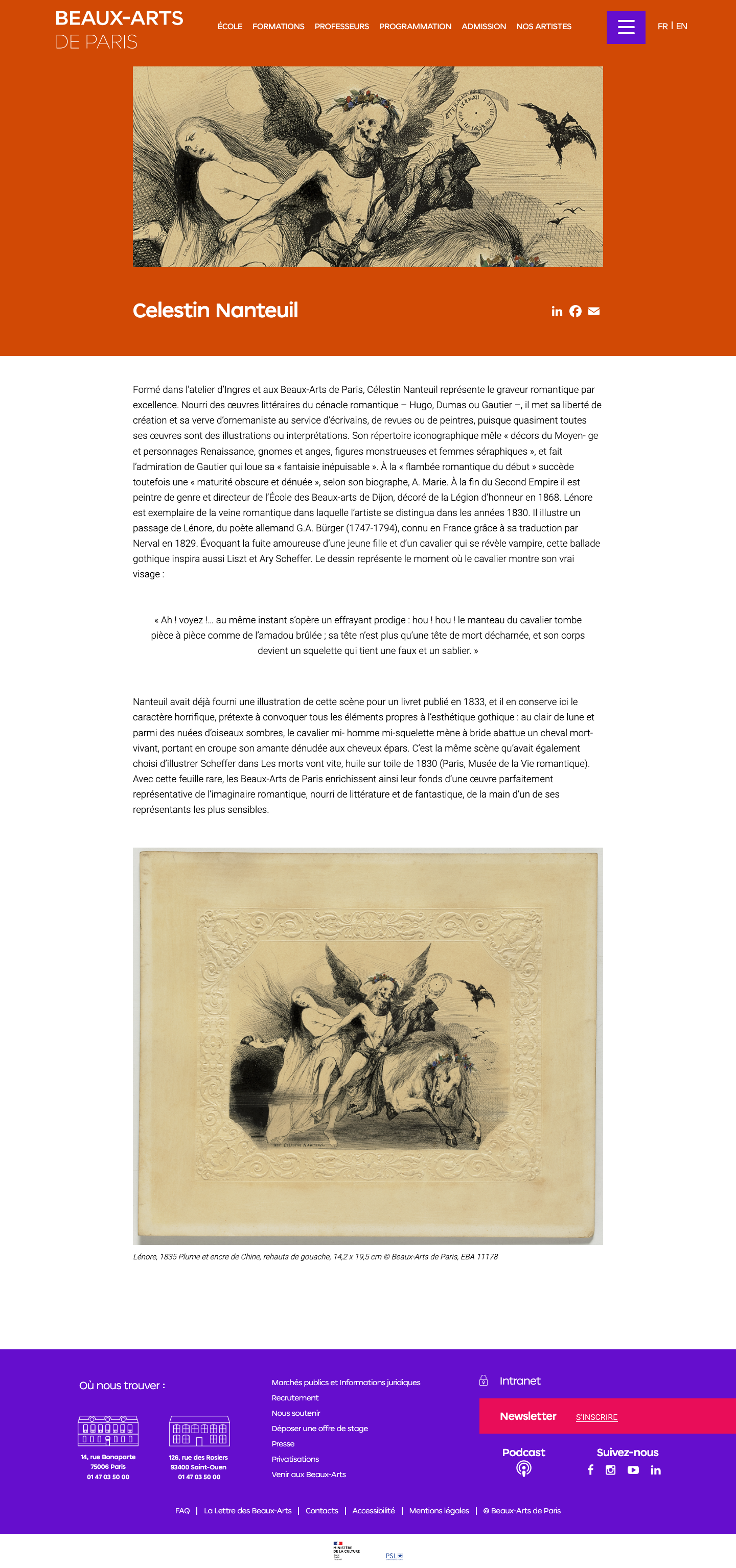 Beauxartsparis Fr - full page scroll