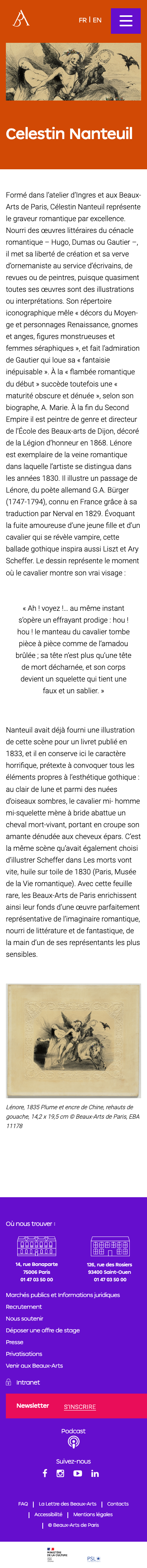 Beauxartsparis Fr - mobile full page