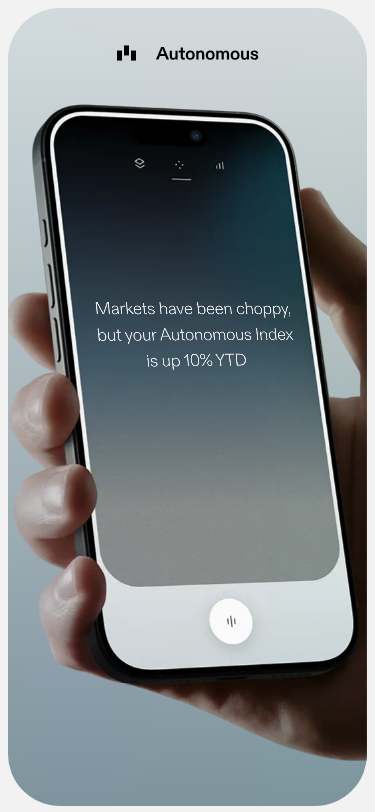 Autonomous — Fire your financial advisor. Become autonomous. - mobile full page