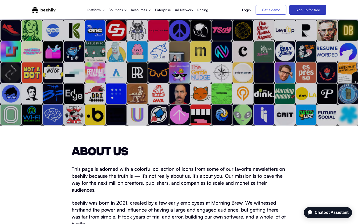 The design prioritizes clarity and functionality with a dark color palette and ample negative space. Typography is clean and assertive, emphasizing key messaging and calls to action. Visual hierarchy is established through size and weight. · newsletter platform, saas dark theme, marketing tools, email marketing, web design, productivity, creator tools, dark ui, tech website