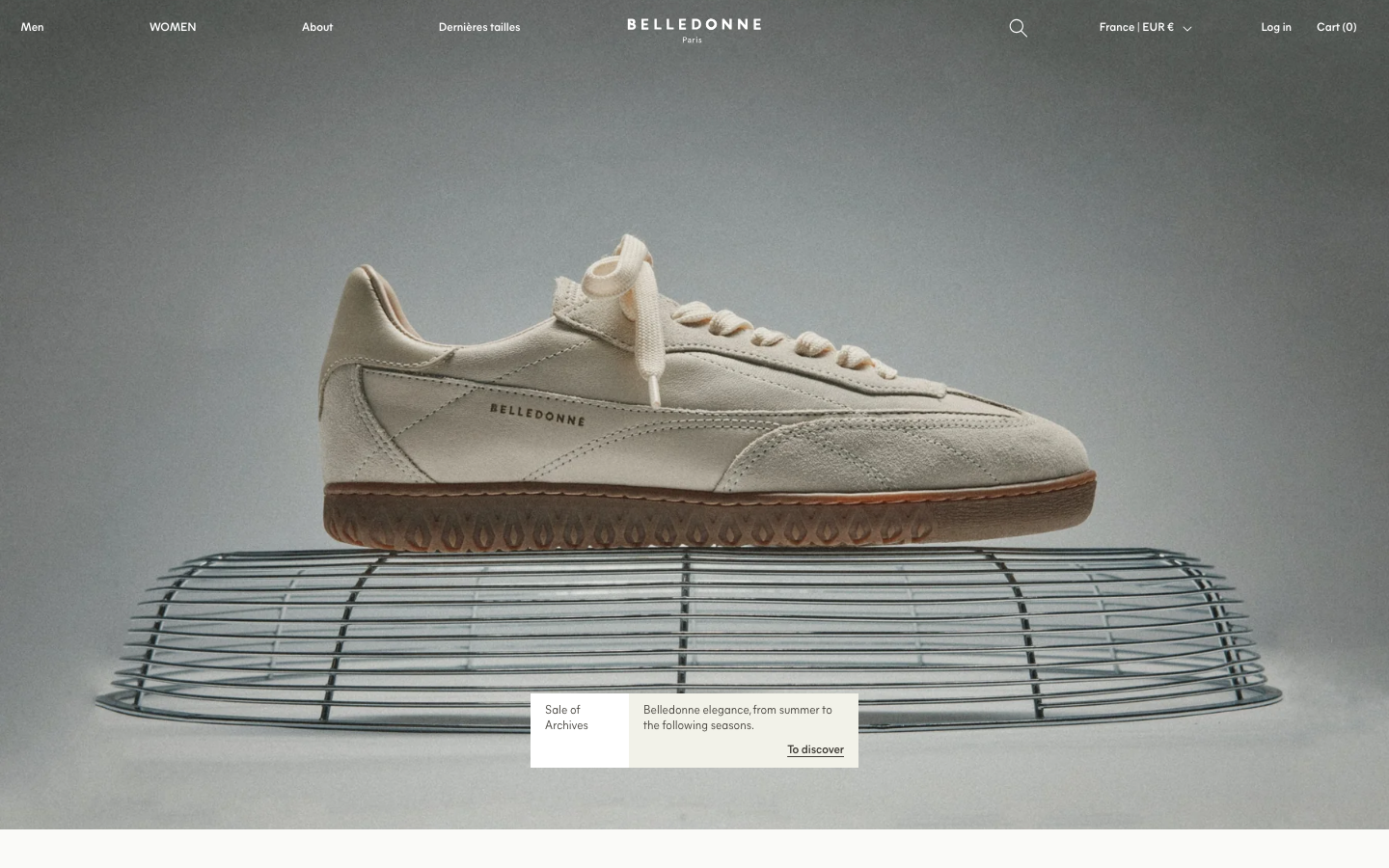 French brand of high-end sneakers. – Belledonne Paris