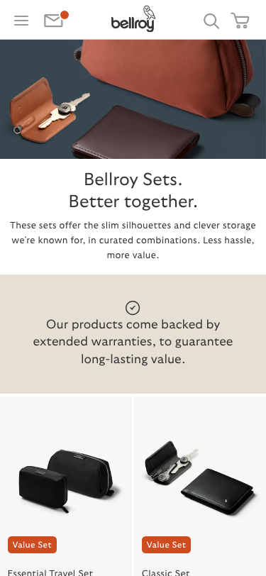 Bellroy - mobile