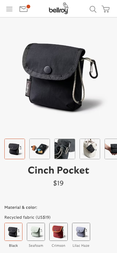 Bellroy - mobile