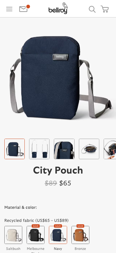 Bellroy - mobile