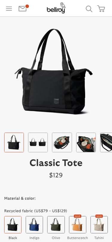 Bellroy - mobile