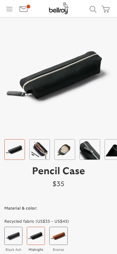 Bellroy - mobile