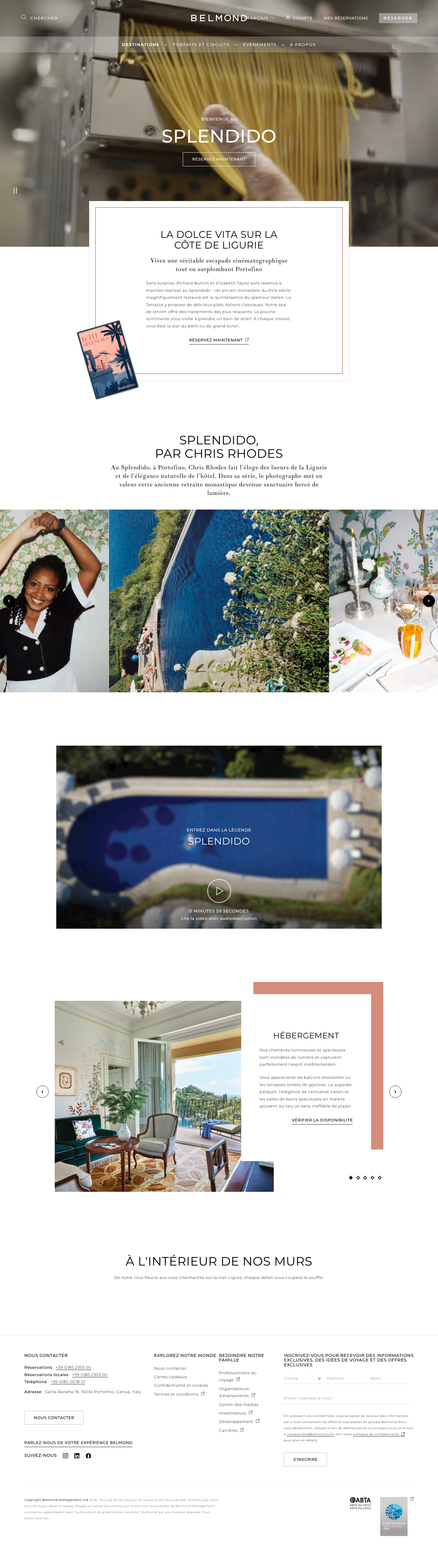 Belmond - full page scroll