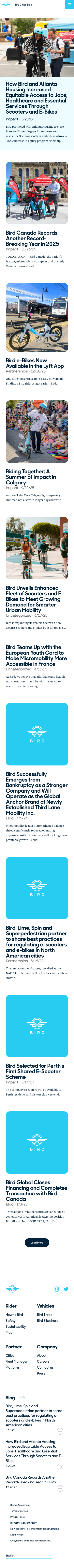 Bird — Blog - mobile full page
