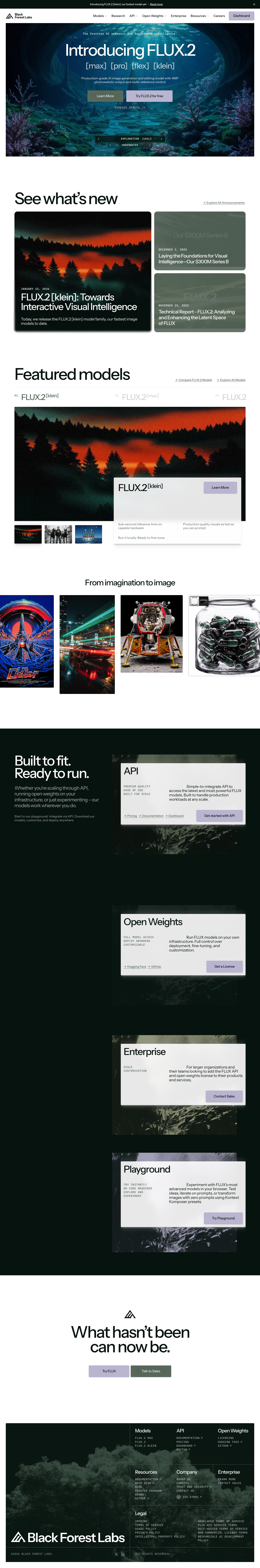 Blackforestlabs - full page scroll