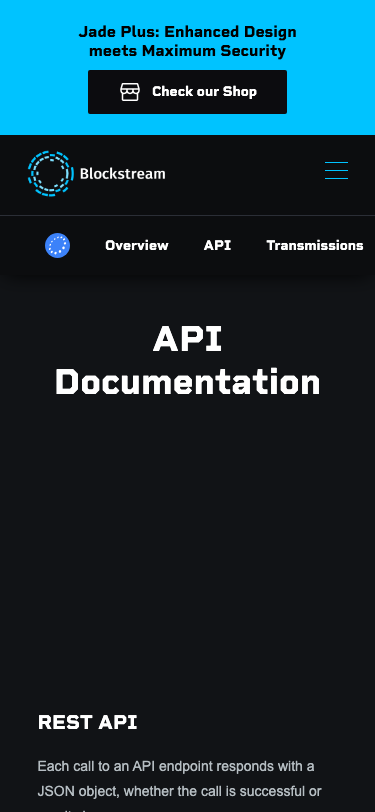 Blockstream - mobile