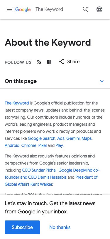 Blog Google — About - mobile
