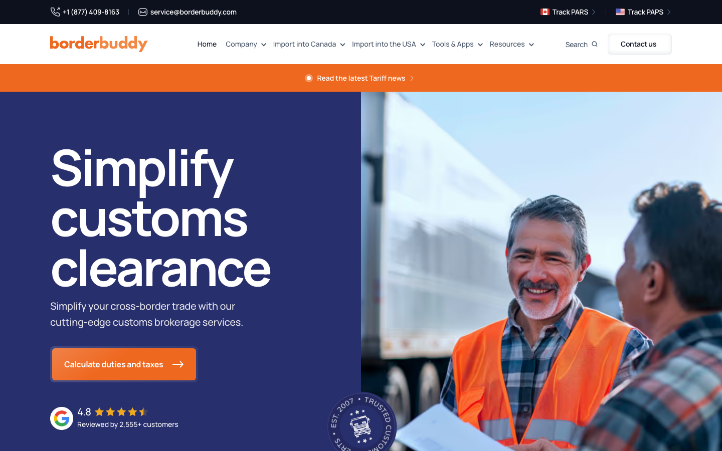 Certified Online Customs Broker | BorderBuddy