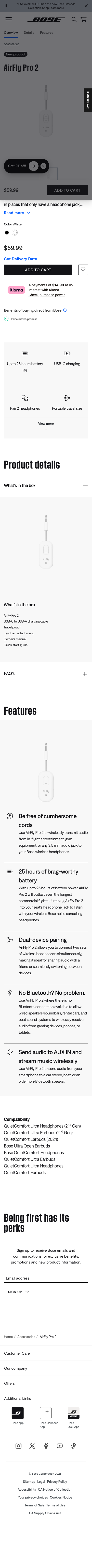 Bose - mobile full page