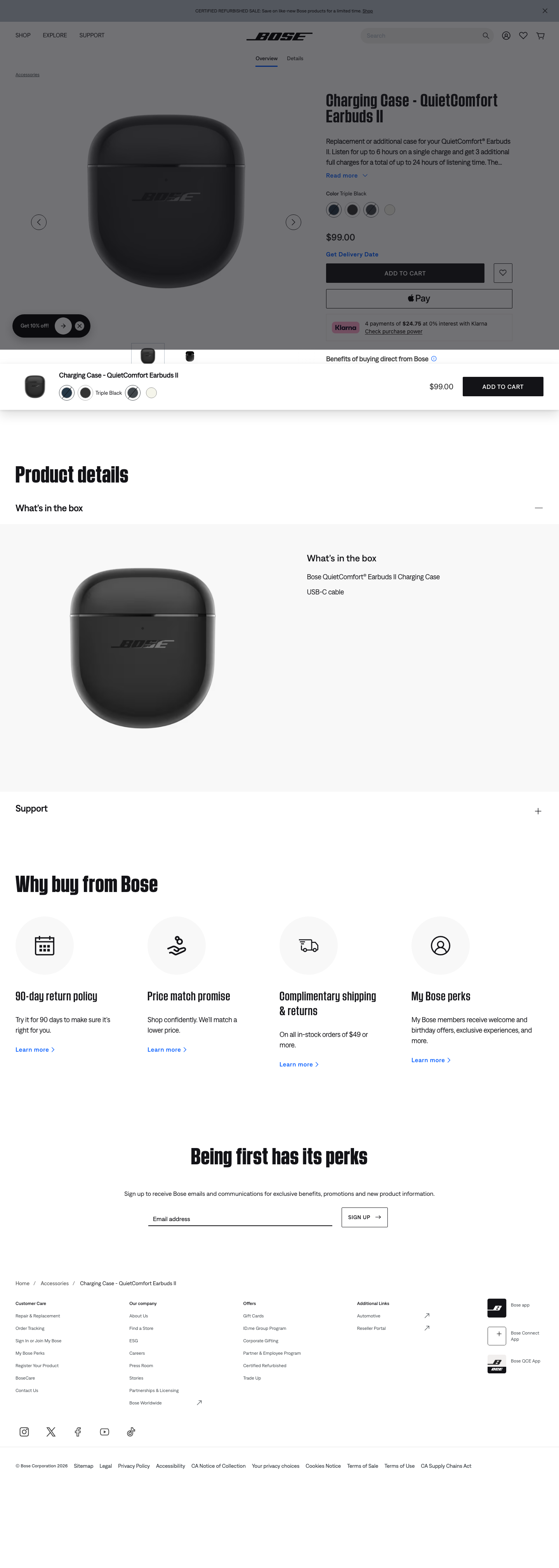 Bose - full page scroll