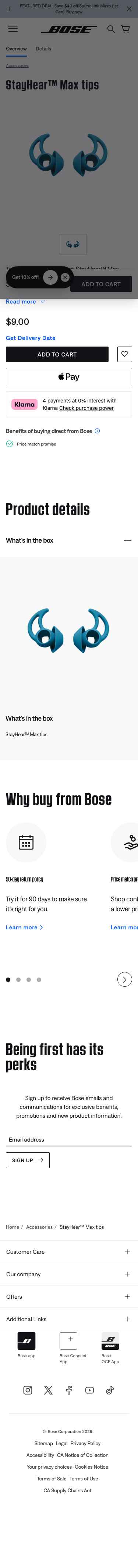 Bose - mobile full page