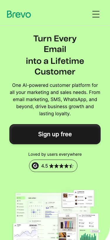 Brevo: Email & SMS Marketing, CRM & Automation Platform - mobile
