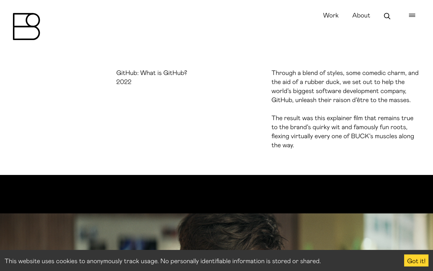 The layout prioritizes visual storytelling through distinct blocks of content, using a clean typographic hierarchy and ample negative space. The color palette is restrained, emphasizing the interplay of black, white, and a single accent color. · creative agency portfolio, minimalist design, swiss style agency, bento grid layout, design studio website, portfolio showcase, brand identity, visual communication