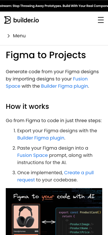 Builder - mobile