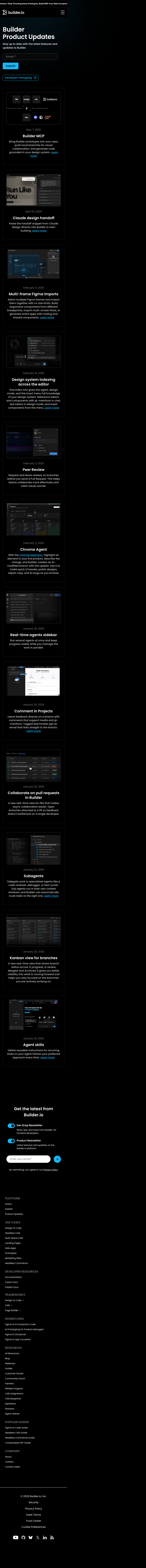 Builder - mobile full page